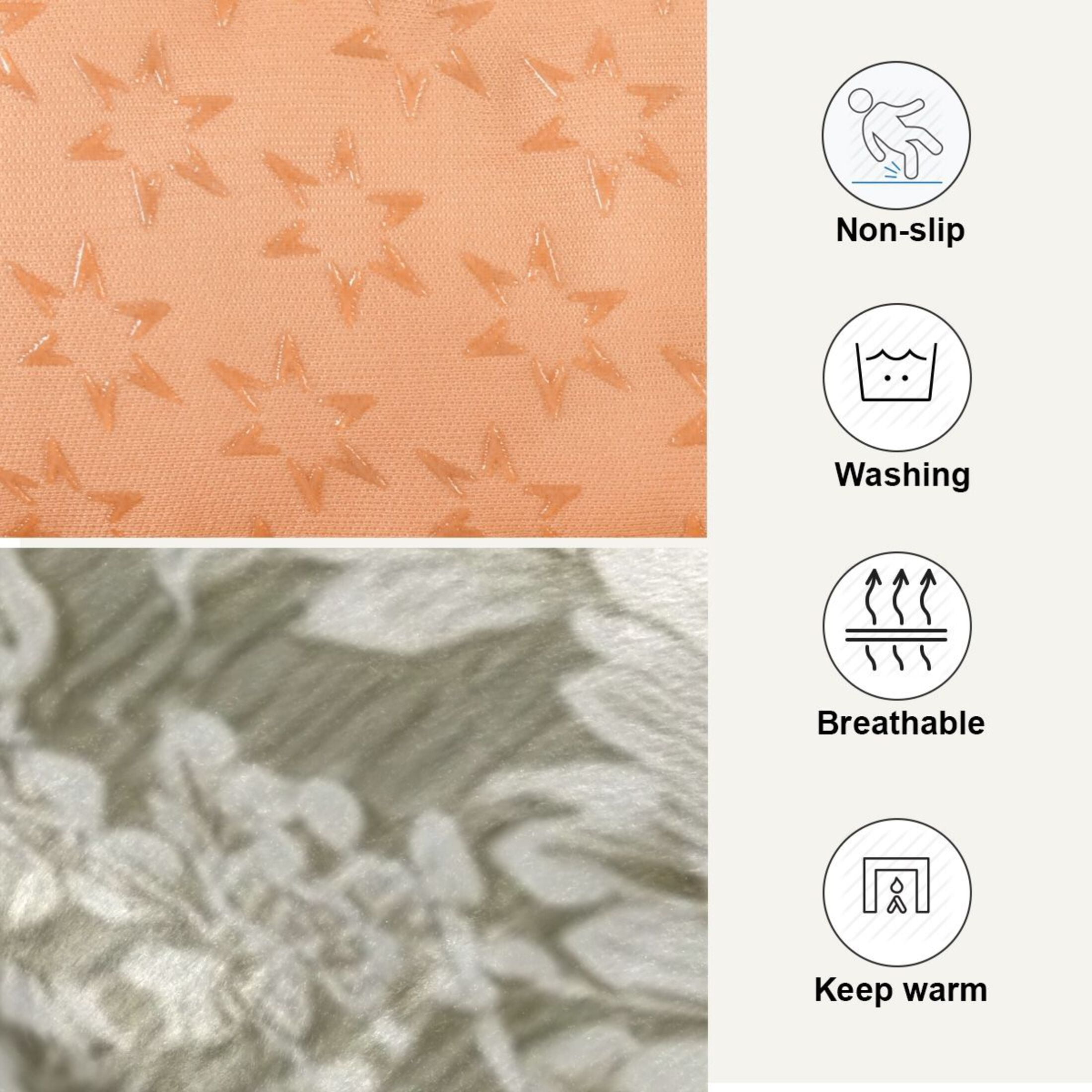Cozy Mat Pet Bed Indoor Outdoor Warm Soft For Cat Dog Puppy(S/M) A Vintage-style Damask Pattern