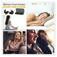 thumbnail image 3 of Earplugs Comfortable Silicone Sound Blocking Earplugs For Sleeping Snoring Concerts 6 Pairs, 3 of 5