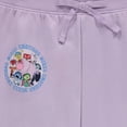 thumbnail image 5 of Disney Movie Inside Out Girls Jogger Sweatpants Emotions in Motion, Little and Big Girls Sizes 4-16 Lavender, 5 of 7