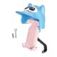 thumbnail image 1 of Soporte para teléfono de motocicleta con mini visera para casco, universal para smartphones de 4,7 a 7,2 pulgadas, soporte estable para bicicletas. Rosa Azul, 1 of 8