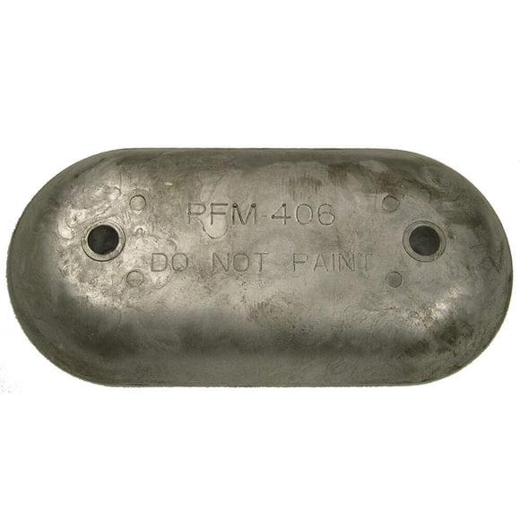 Placa de casco, ánodo de aluminio Performance Metals H406A, 1,18 kg
