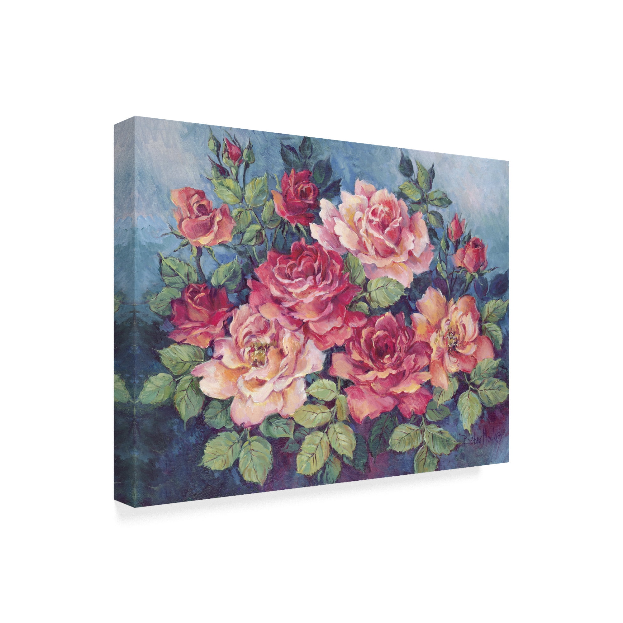Trademark Fine Art ' Victorian Roses' Canvas Art by Barbara Mock