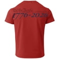 thumbnail image 5 of Hogleaql Usa Flag Tee Shirt for Men 4th Of July Crew Neck American Flag Short Sleeve Tops Patriotic Dressy Independence Day Themed Loose Fit Tshirt Red M, 5 of 5