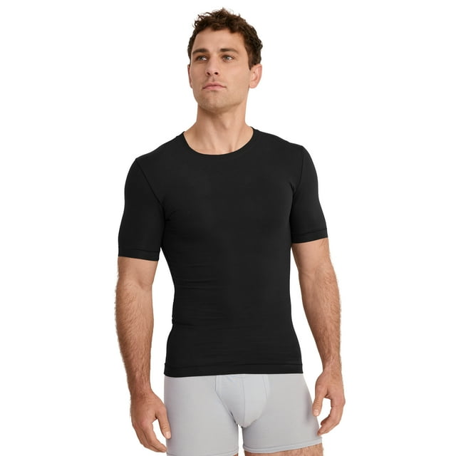 Jockey T-Shirt de Dessous à Col Ras du Cou en Coton Extensible FormFit pour Homme
