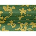 thumbnail image 4 of oneOone Velvet Green Fabric Florals Craft Projects Decor Fabric Printed By The Yard 58 Inch Wide, 4 of 4