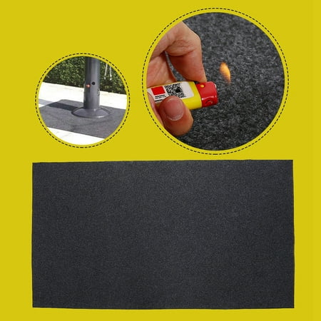 Lhcer Fireproof Heat Resistant Bbq Gas Grill Splatter Mat Mat