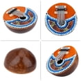 thumbnail image 2 of Mbira, Metal Solid Coconut Shell Finger Thumb Piano, Light Weight Durable Music Practice For Music Teaching, 2 of 8