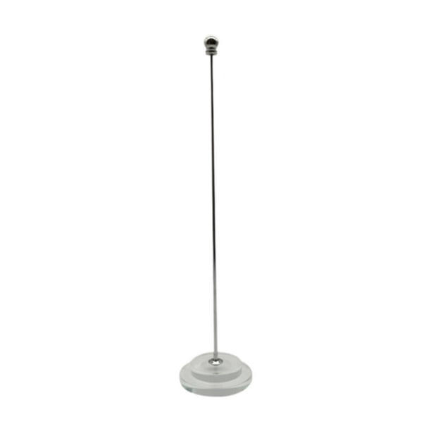 Porta banderas portátil, adecuado para eventos y oficinas , Base Clara soporte claro