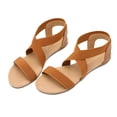 thumbnail image 2 of Sandalia DREAM PAIRS Elatica-6 Tan con Correa Elástica en el Tobillo, 2 of 6