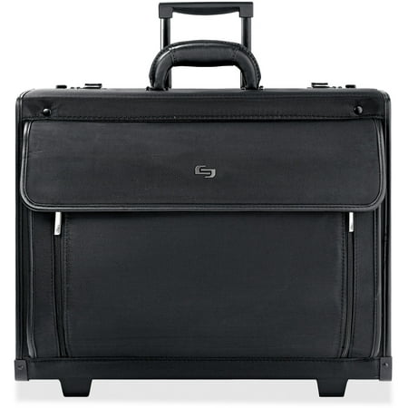 Solo Computer - Solo, USLPV784, US Luggage Rolling Polyvinyl Laptop Catalog Case, 1, Black