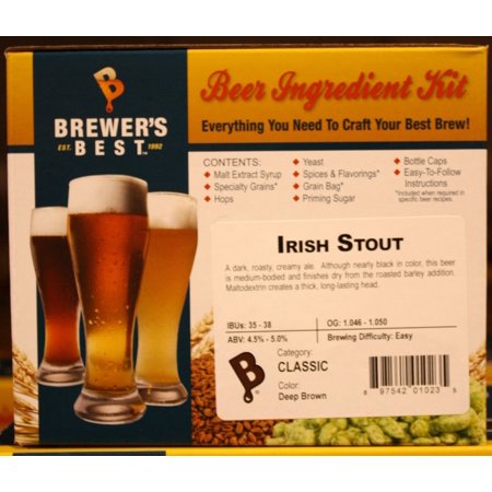 Irish Stout Homebrew Beer Ingredient Kit (Best Irish Beers 2019)