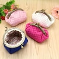 thumbnail image 3 of Ruanlalo Women Fashion Rhombic Pattern Wallet Card Coin Purse Clutch Handbag Mini Bag White, 3 of 6