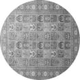 thumbnail image 1 of Ahgly Company Indoor Round Persian Gray Traditional Area Rugs, 5' Round, 1 of 1