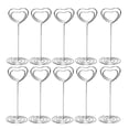 thumbnail image 5 of Wedding Seat Card Holder Stainless Steel Clip Heart Style 10 Pieces Pack, 5 of 5