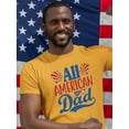 thumbnail image 2 of All American Dad Fireworks T-Shirt Men -Image by Shutterstock, Male Medium, 2 of 4
