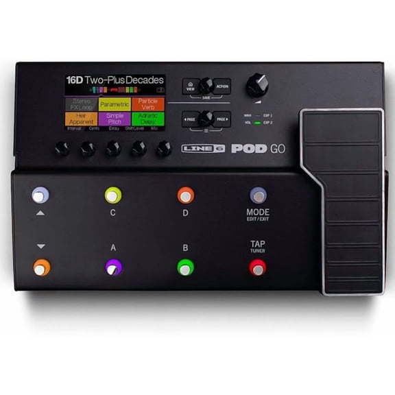 Line 6 POD Go Guitar Multi-Effects Processor, Black
