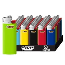 BIC Mini Pocket Lighter, Assorted Colors, 50-Count Tray, Safe and Reliable