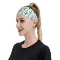 thumbnail image 6 of Yiaed Hello Summer Print Sports Headbands,Moisture Wicking Workout Headband, Sweatband Headbands for Running,Cycling for Women and Men, 6 of 8