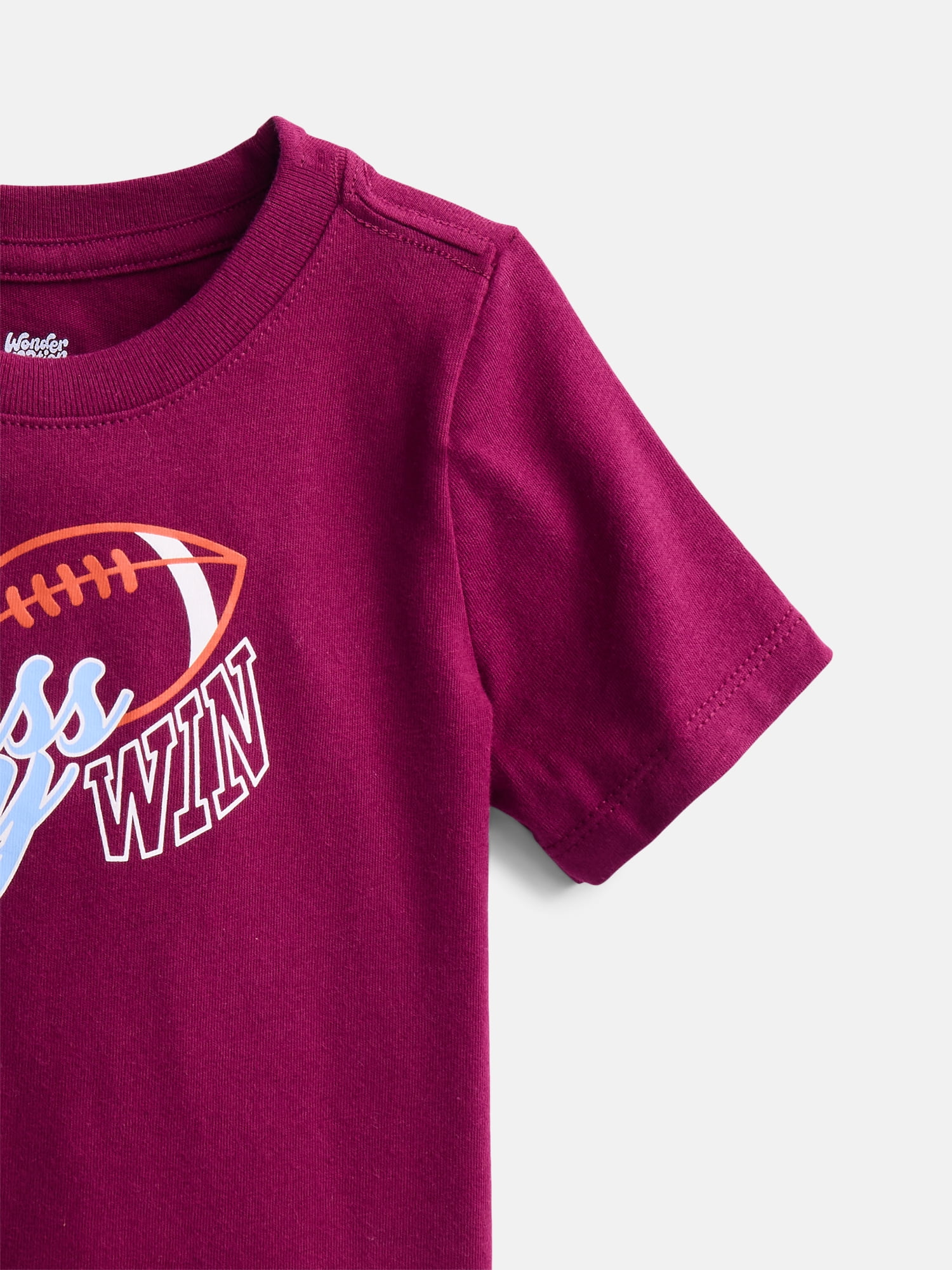 Wonder Nation Toddler Boys Graphic Tee with Short Sleeves, Sizes 18M-5T