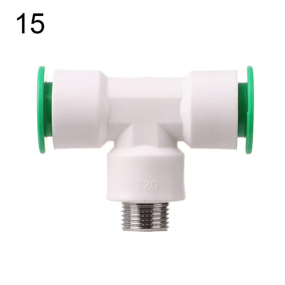 PE PPR PVC DIY Adapter Straight Equal Diameters Joint Tube Pipe