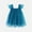 Blue, variant on WEAIXIMIUNG Dresses for Big Kids Toddler Girls Fly Sleeve Holiday Party Costume Mesh Dress Dance Party Princess Dresses 130