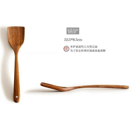 

Wooden Kitchen Cookware Set Spoon Rice Colander Colander Spoon Spatula Shovel Heat Resistant Nonstick Cookware Set