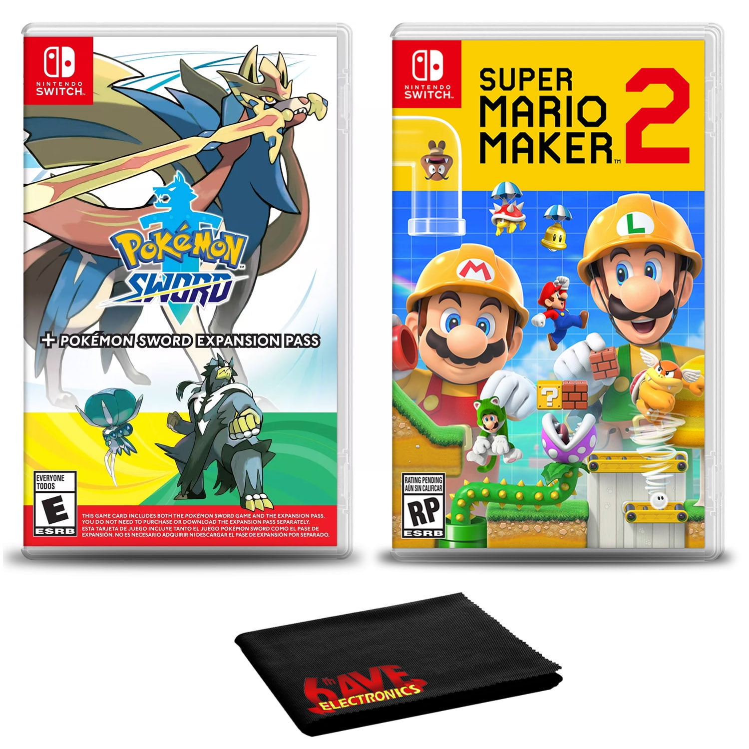 Pokemon Sword Expansion Pass Switch Game Bundle Super Mario Maker 2 Walmart Com Walmart Com Pokemon Sword Expansion Pass Switch Game Bundle Super Mario Maker 2 Walmart Com Walmart Com