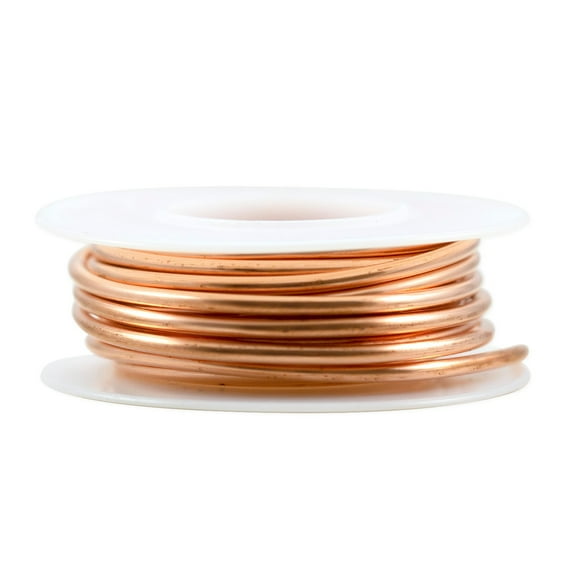 JewelrySupply Copper Wire 12ga Dead Soft Round (10 Foot)
