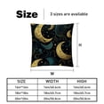 thumbnail image 5 of New Moon Symbol Throw Pillow Covers Set of 2 - Velvet Decorative Pillow Cases with Unique Patterns, 16x16, 18x18, 20x20 Couch, Sofa - Throw Pillows for Living Room, 5 of 6