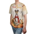thumbnail image 4 of Happy Thanksgiving Toy Fox Terrier with Turkey Pumpkins Autumn Vibes All Over Print 3D Shirt Unisex Merch Dog Lover - 12018, 4 of 6