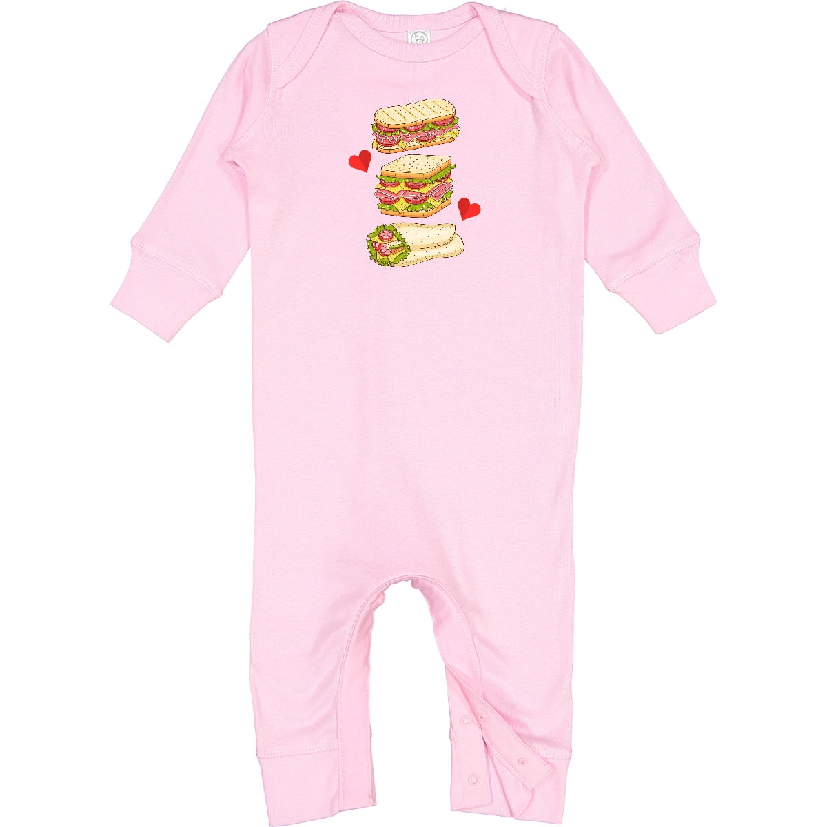 Inktastic Sandwich Lover Deli Food Baby Romper Coveralls