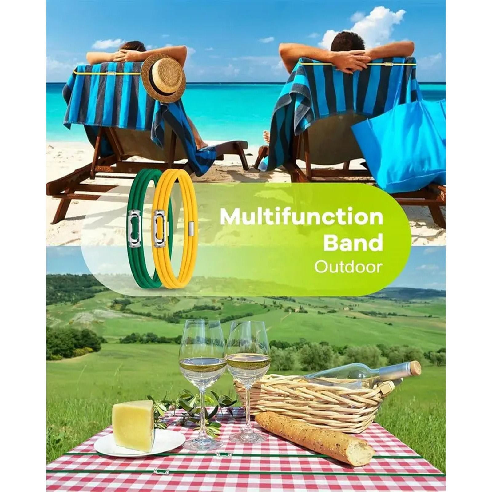 CMYYNNA 6pcs Trash Can Bands Adjustable Rubber Garbage Trash Can Bands Elastic Trash Trash Can Bag Holder Trash Can Bungee Cord Elastic Trash Can Strap