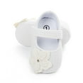 thumbnail image 5 of Yoyauz Baby Girl Mary Jane Shoes Anti Slip Rubber Sole Ballet Slippers Princess Dress Wedding Shoes Newborn Kids Shoes Toddler Shoes（0-12 Month）, 5 of 12