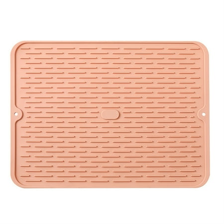 

Silicone Dish Drying Mat Non-Slip Heat Resistant Draining Pad Kitchen Accessory