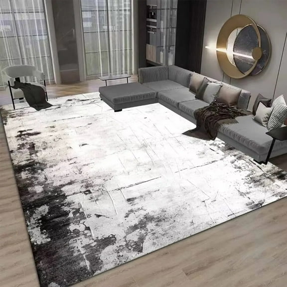 Large Area Abstract Art Living Room Carpet 140x200cm Home Decoration Bedroom Bedside Rug Non-slip Lounge Rugs Washable Floor Mat