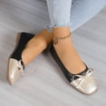thumbnail image 6 of YLYL Womens Ballet Flats Bow Pointed Toe Slip on Office Work Comfort Dress Party Flat Shoes, 6 of 7
