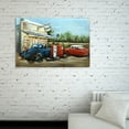 thumbnail image 3 of Empire Art Direct Gas Station Hand Painted 3D Metal Wall Art, 32" x 48" x 2.4", Ready to Hang, 3 of 9