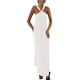 thumbnail image 1 of Vestido de verano PRETTYGARDEN para mujer 2025 con tiras holgadas, blanco, XL, 1 of 8