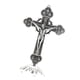 thumbnail image 2 of Cruz de pie, crucifijo católico, regalo de Jesús, decoración de escritorio, decoración del hogar, oración Estaño, 2 of 8