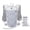 Gray, variant on Lightweight Running Hydration Vest for Women Men, Breathable Adjustable Hydration Backpack with 1.5L Water Bladder Bag for Hiking, Trail, Running, Marathons, Cycling (Gray)