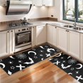 thumbnail image 3 of Kitchen Rugs Sets Of 2,Black Halloween Bat Spider Pattern Anti Fatigue Kitchen Mat Rugs Non Slip Washable,Decorative Kitchen Floor Mats for Kitchen,Sink,Laundry,17"X47", 3 of 5