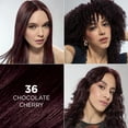 thumbnail image 3 of L'Oreal Paris Feria Shimmering Permanent Hair Color, 36 Chocolate Cherry, Strong Hair, 1 Kit, 3 of 10
