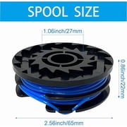 6PC 88512 Dual Trimmer Line Spool for Fits Toro 51480 51480A 51488 14 inch Eletric String Trimmer Edger