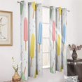 thumbnail image 3 of Colorful Popsicle Pattern 2 Panels Blackout Curtains for Bedroom Living Room Drapes Kitchen Room Window Blackout Curtain Grommet, 3 of 6