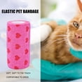 thumbnail image 2 of Heart Rolls Bandages Cintas elásticas prácticas para heridas para mascotas Animal (XL) Rose Red Red Hugtrwg  Para estrenar, 2 of 7