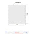 thumbnail image 2 of Covers & all Heavy Duty Multipurpose Clear Tarp with Grommets, Waterproof 20mil Vinyl Material (10'1" x 9'1.75" feet), Designed for Indoor or Outdoor Use, 2 of 2