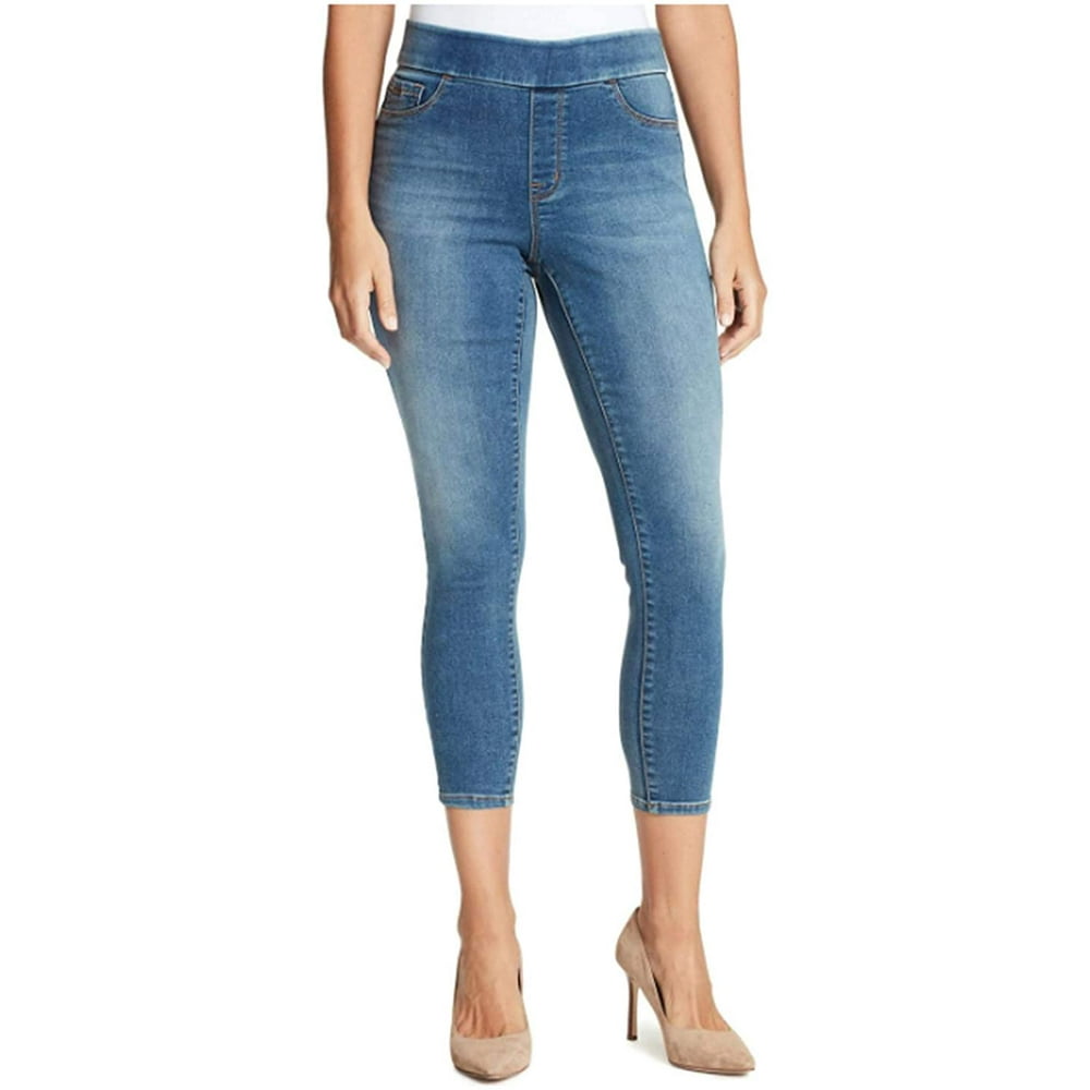Nine West - NINE WEST Heidi Pull-on Crop Skinny Jeans ZZO Diana 4 - Walmart.com - Walmart.com