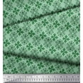 thumbnail image 3 of Soimoi Cotton Voile Fabric Filigree Damask Printed Fabric 1 Yard 42 Inch Wide, 3 of 3