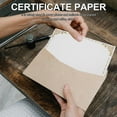 thumbnail image 3 of PTOOTP 10Pcs Certificate Paper for Printing Blank White Professional Design for Individuals, 3 of 4