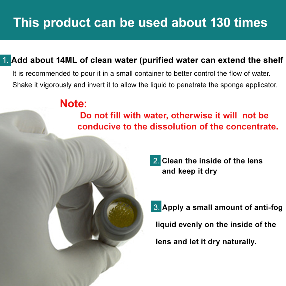 15ml Defogger Helmets For Swim Goggle Sunglasses Solid State Fog Agent